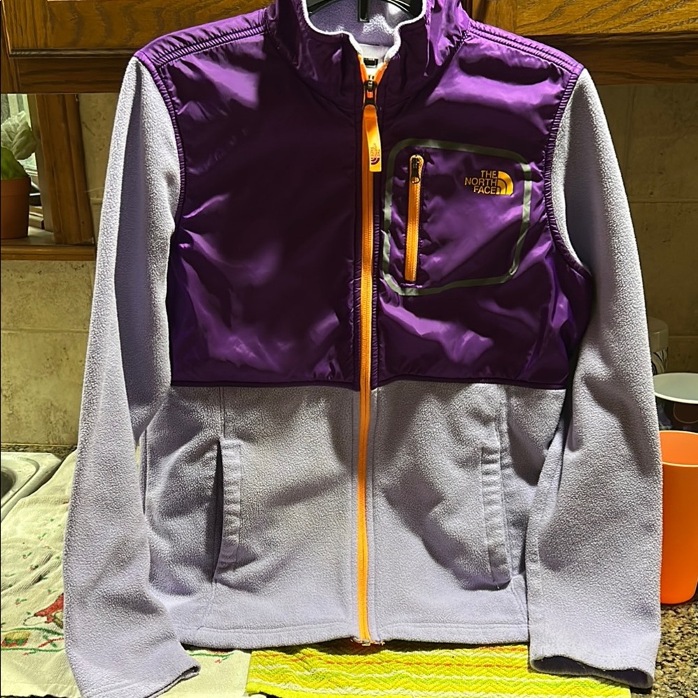 The North Face Purple and Lavender Fleece Jacket
